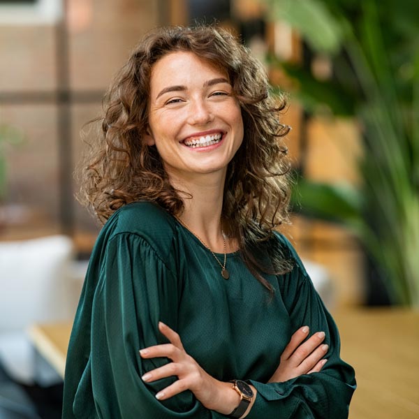 smiling woman