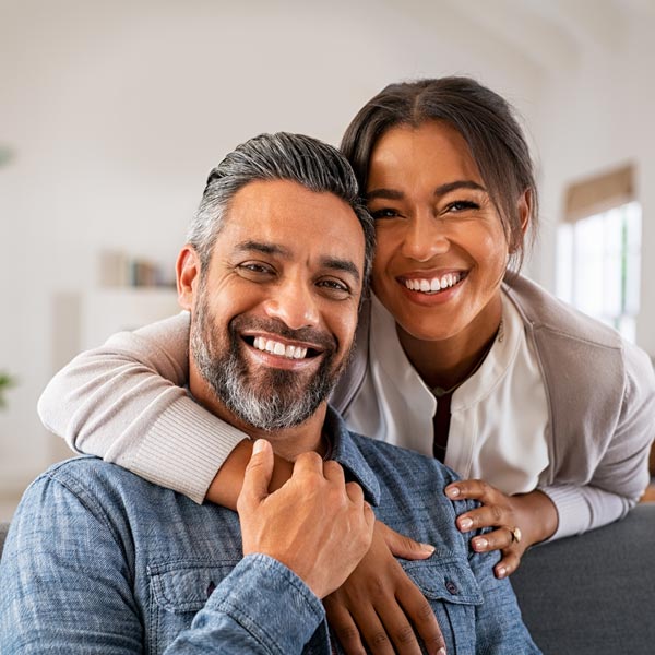smiling couple