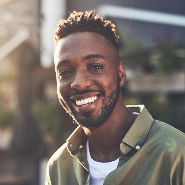 smiling young man