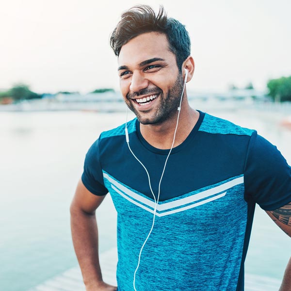 smiling young man